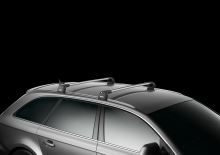 Střešní nosič THULE pro AUDI A3 Sportback, 5-dr Hatchback s integrovanými podélnými nosiči, r.v. 2013->2020
